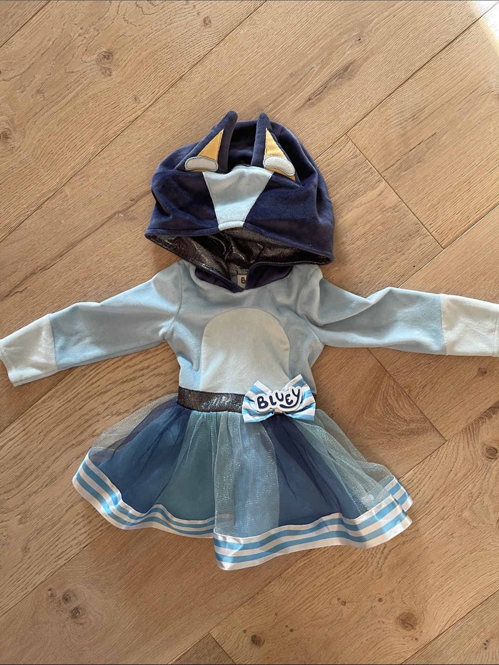 Girls' Bluey Hooded Character Costume dress